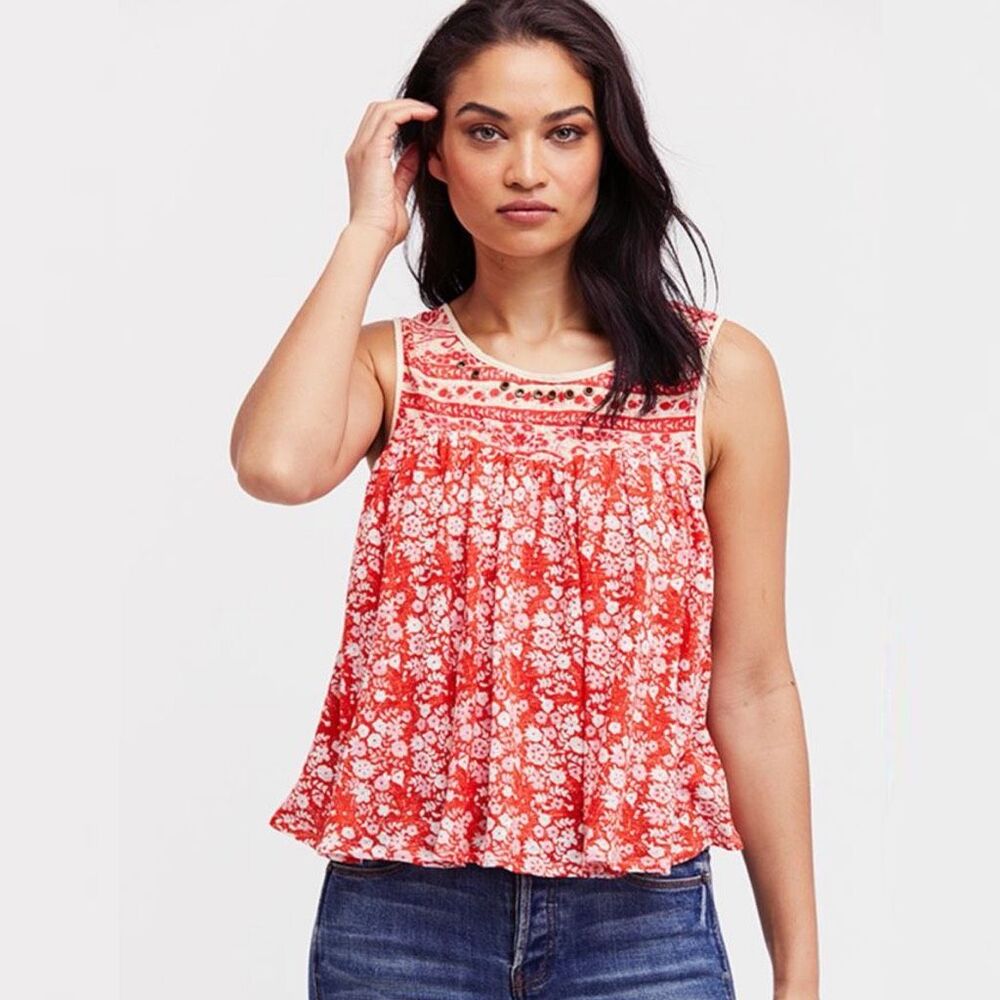 Free People Lucky Coin Swing Tank Size M